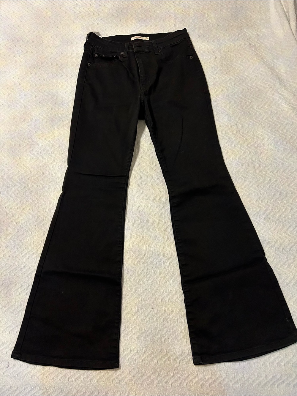 Levi's Black Women's Wide Leg Flared Jeans